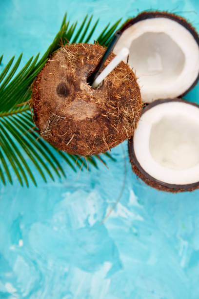 istock Coconut cocktail. Summer holiday drink 1004734148