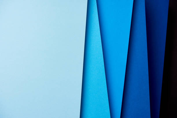 istock Abstract background with paper sheets in blue tones 1004746054