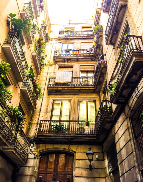 istock Gothic Style Apartments at Barcelona 1004753784