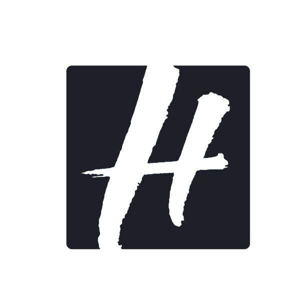 H Font Vector 860+ Letter H Fonts Drawings Stock Illustrations, Royalty-Free Vector ...