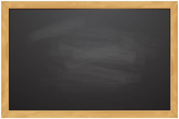 illustrazioni stock, clip art, cartoni animati e icone di tendenza di vettore di gesso lavagna - blackboard black backgrounds blank