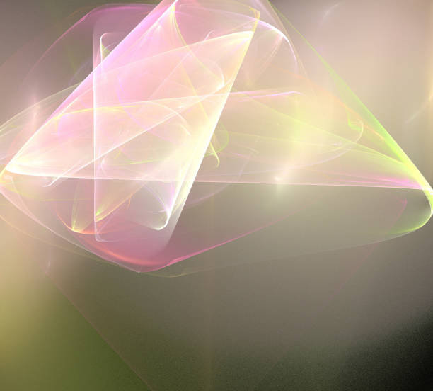 istock image of one Digital Fractal on Black Color 1004772310