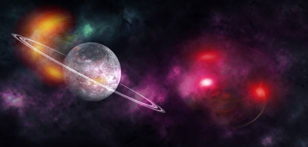 istock Planets and galaxy, science fiction wallpaper. 1004775460