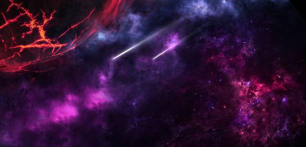 istock Planets and galaxy, science fiction wallpaper. 1004775516