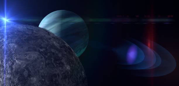 istock Planets and galaxy, science fiction wallpaper. 1004775670