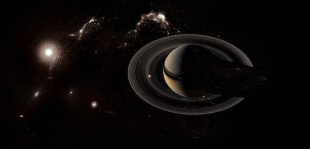 istock Planets and galaxy, science fiction wallpaper. 1004775820