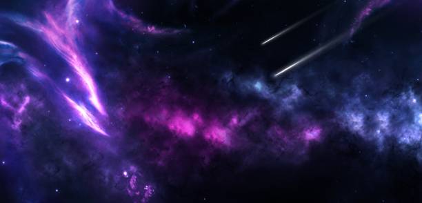 istock Planets and galaxy, science fiction wallpaper. 1004775918