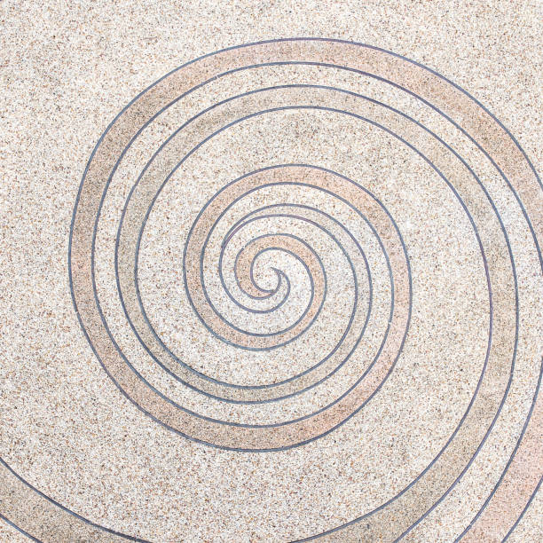 Surface of pebble stone, sand stone ground floor background and texture.