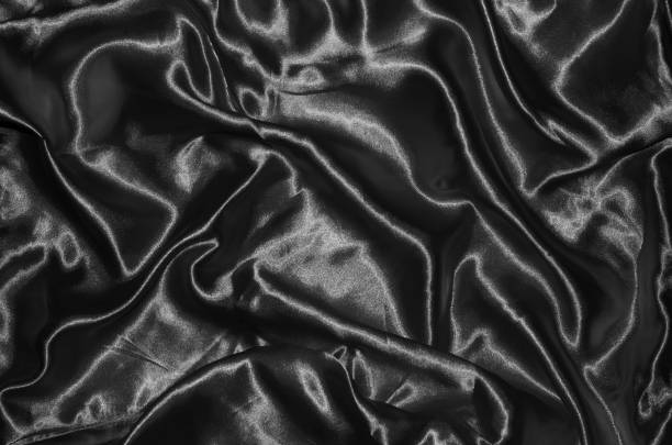 istock Background and wallpaper by black fabric and stripe textile 1004781930