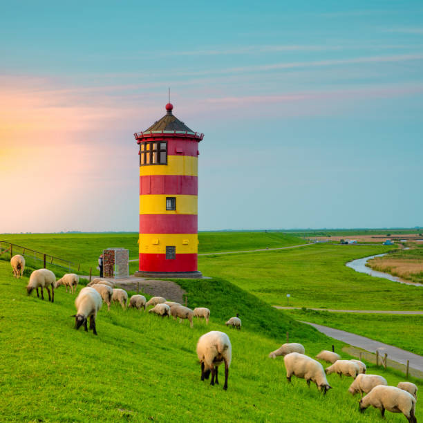 istock A beautiful lighthouse on the East Frisian coast 1004782102