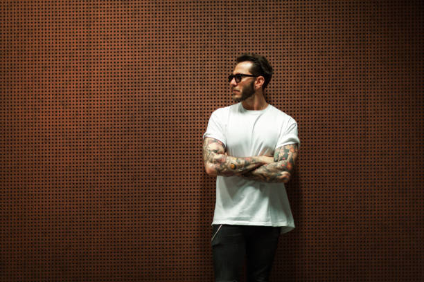 istock Portrait of tattooed young man 1004785004
