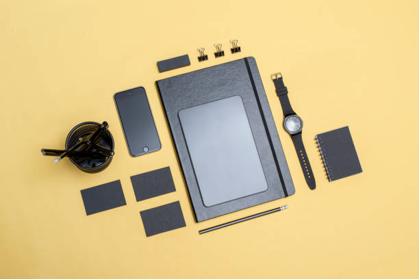 istock clean black corporate identity design mockup 1004792820
