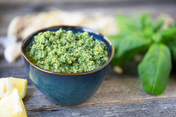 istock Bowl of Pesto 1004820942