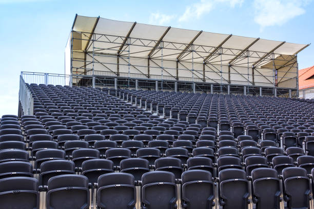 istock Rows of Chairs in an open air theatre. 1004821584