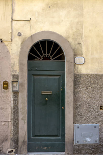 istock wooden doors in a historic old building 1004821778