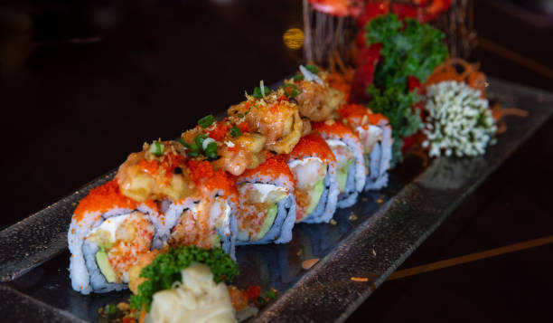 istock Garlic Lobster Roll with Avocado and Cream Cheese 1004839068