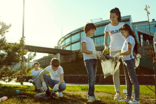 istock Concentrated pupils standing in semi position 1004848388
