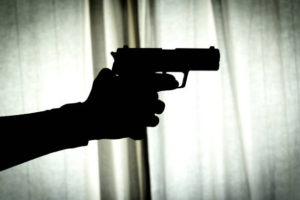 istock Isolated pistol without people 1004859932