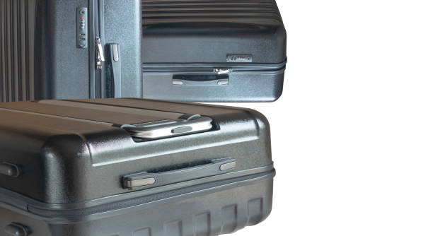 istock Black suitcase for travel isolated on white background 1004865848