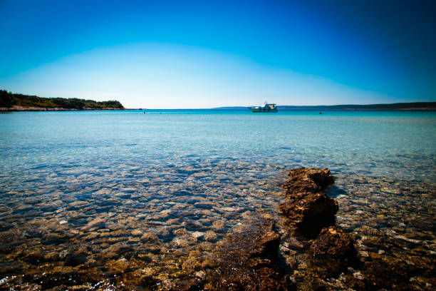 Summer day near Stara Baska village in Krk Island