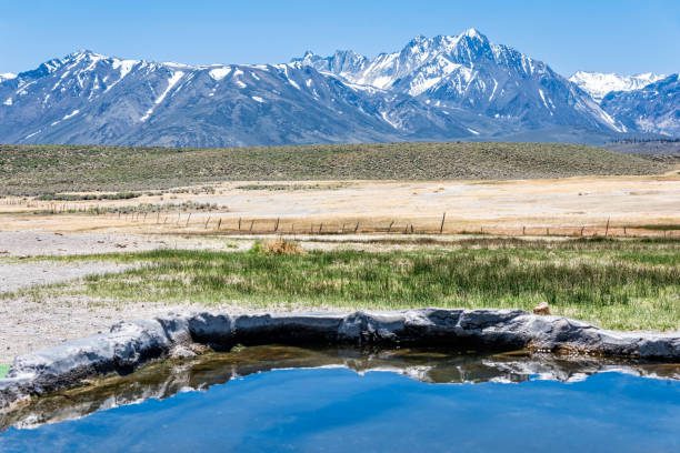 hot spring - mammoth - fotografias e filmes do acervo