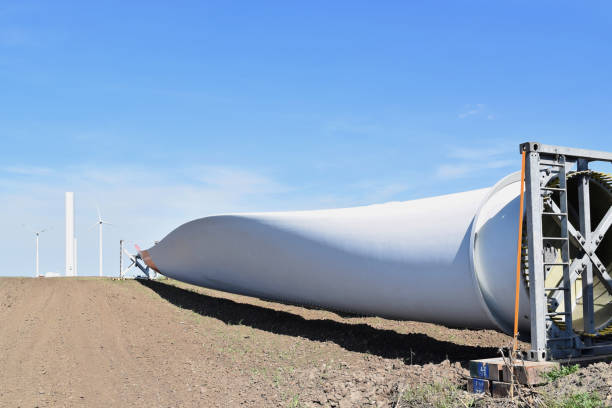 istock Construction of windfarm in eastern Europe 1004908260