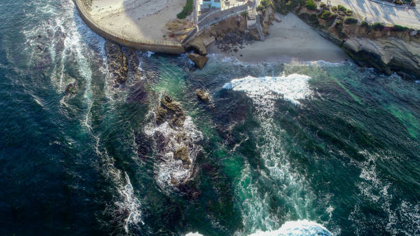 istock Drone view California beach sunrise 1004943484