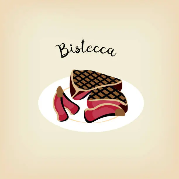 Vector illustration of Beefsteak icon.