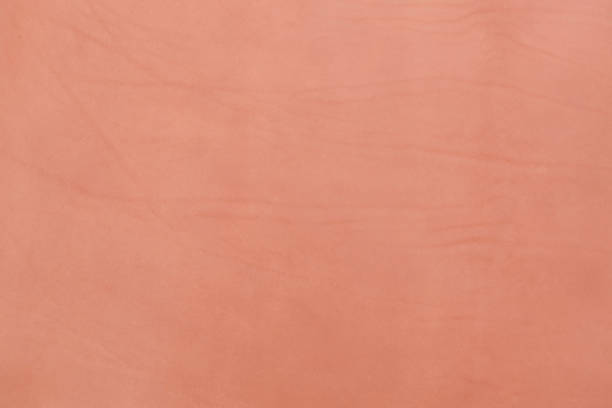 istock Pink colored vegetable tanned leather texture background. 1004948850
