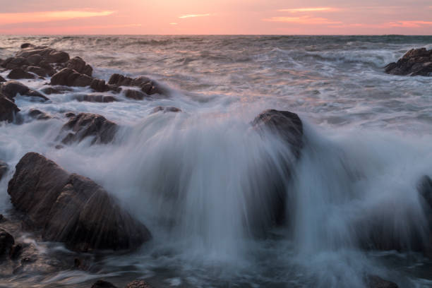 istock Seascape during sunset. Beautiful natural seascape 1004949416