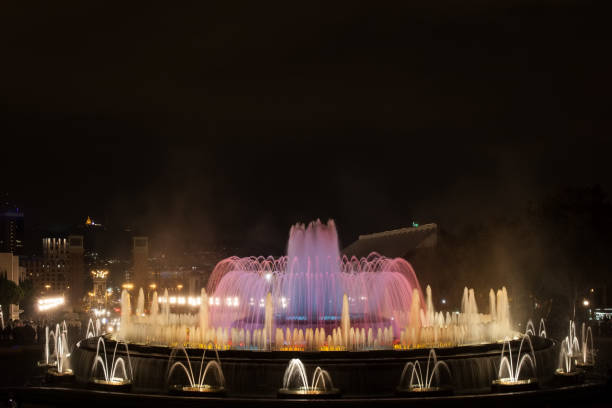 istock Magic Fountain at Night in Barcelona 1004955016