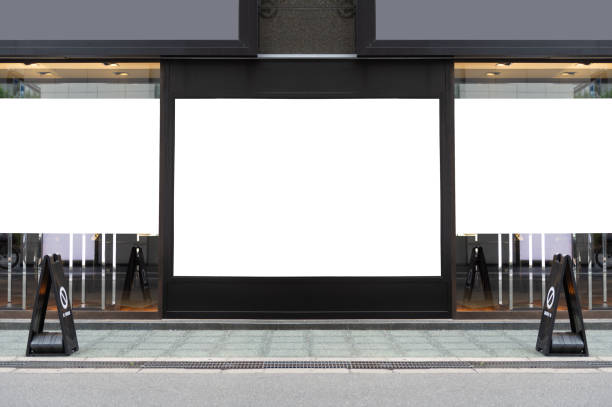 istock Shop Boutique Store Front with Big Window and Place for Name 1004957834