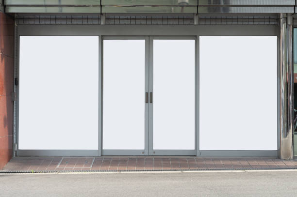 istock Shop Boutique Store Front with Big Window and Place for Name 1004968444