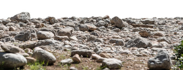 Scree stones cut out - gravel