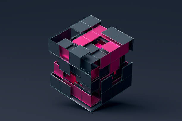 istock Abstract 3D Rendering of Geometric Shapes 1004996146