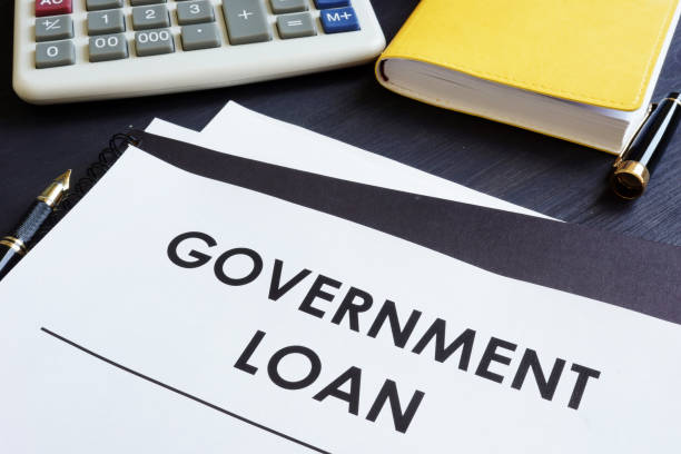 istock Government loan application on an office table. 1005011760