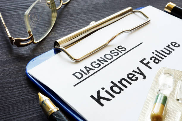 Diagnosis kidney failure and pen in the hospital. Diagnosis kidney failure and pen in the hospital. kidney failure photos stock pictures, royalty-free photos & images