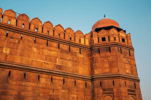 istock Red Fort ancient ruins in Delhi, India 1005048152