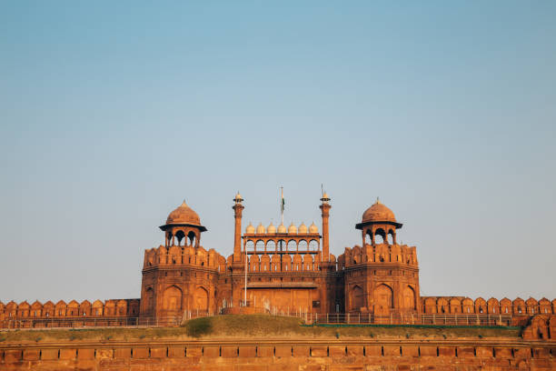 istock Red Fort ancient ruins in Delhi, India 1005048192
