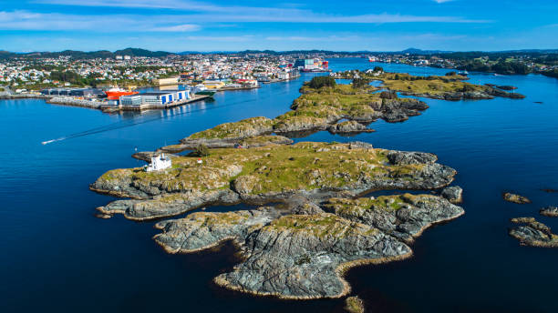 istock Aerial view Haugesund, Norway. 1005059956