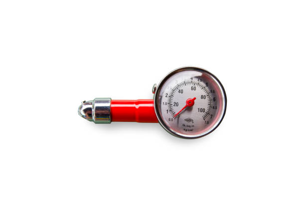 Tire Pressure Gauge, Tire Gauges, Meter gauge air tires isolated on white background with clipping path Tire Pressure Gauge, Tire Gauges, Meter gauge air tires isolated on white background with clipping path pressure gauge stock pictures, royalty-free photos & images