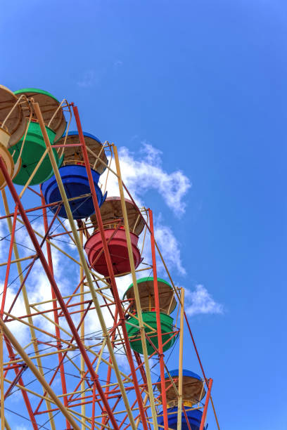 istock Ferris wheel against the blue sky 1005085808
