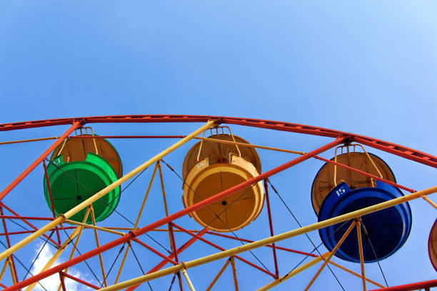 istock Ferris wheel against the blue sky 1005085818