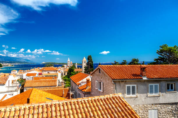istock Rab town on Croatian island Rab 1005108936