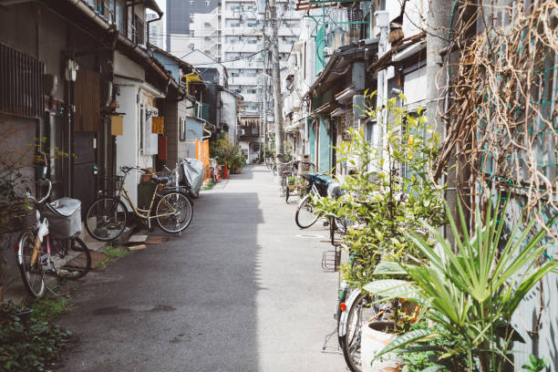 istock Nakazaki-cho street in Osaka, Japan 1005109296