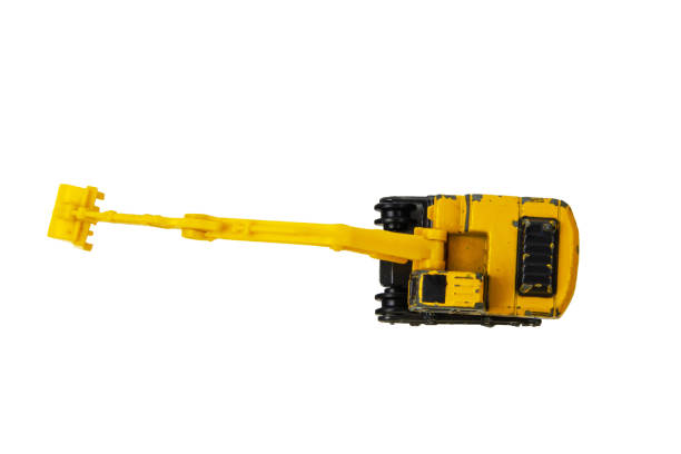 istock Car toy diecast on the white background , Top viwe . 1005144850