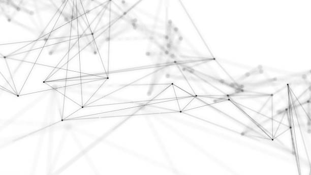 メッシュ ネットワークの概念。 - 白背景 イラスト ストックフォトと画像