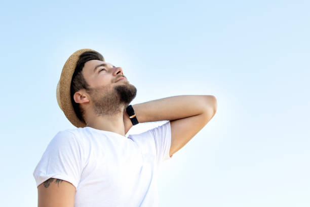 istock the man is enjoying the sun 1005160934