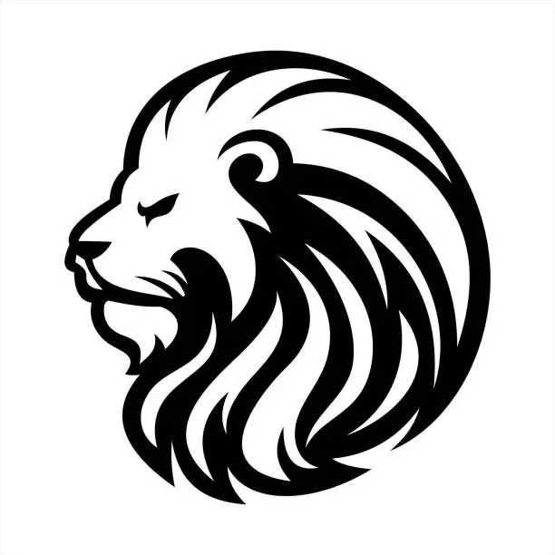 Vector illustration of Lion Head