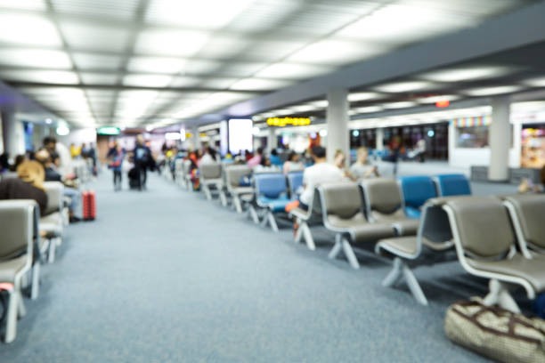 istock Blur background  Passenger seat in terminal departure terminal 1005181988